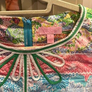 Lily aquatic print dress